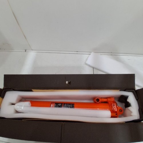 HYDRAULIC LONG RAM JACK FOR ENGINE HOIST - 8 TON - 26.2" TO 45.9" LENGTH - ORANGE (MODEL: QJD-QDCB080A-00) image 3