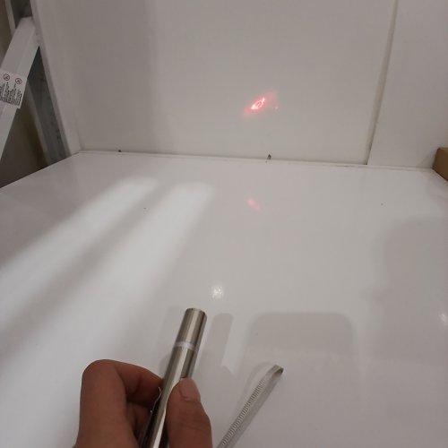 INTERACTIVE RECHARGEABLE USB LASER POINTER CAT TOY - SILVER image 2