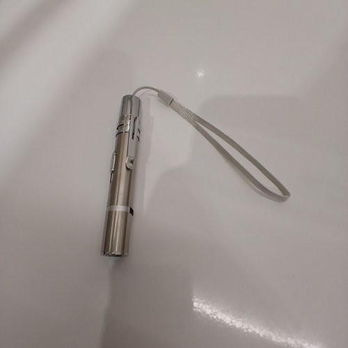 INTERACTIVE RECHARGEABLE USB LASER POINTER CAT TOY - SILVER image 3