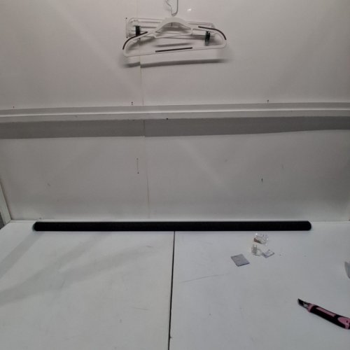 BLACKOUT ROLLER SHADE FOR HOME - 55" X 72" - BLACK/WHITE image 3