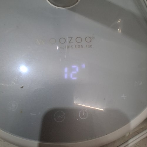 WOOZOO 360° PEDESTAL 12-SPEED AIR CIRCULATOR - ADJUSTABLE HEIGHT 21" TO 40" - WHITE (MODEL: STF-360DC/1747373) image 2