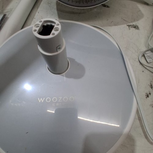 WOOZOO 360° PEDESTAL 12-SPEED AIR CIRCULATOR - ADJUSTABLE HEIGHT 21" TO 40" - WHITE (MODEL: STF-360DC/1747373) image 4
