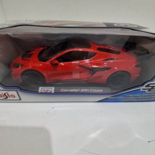 MAISTO SPECIAL EDITION CORVETTE ZR1 COUPE DIE-CAST MODEL CAR - RED image 2