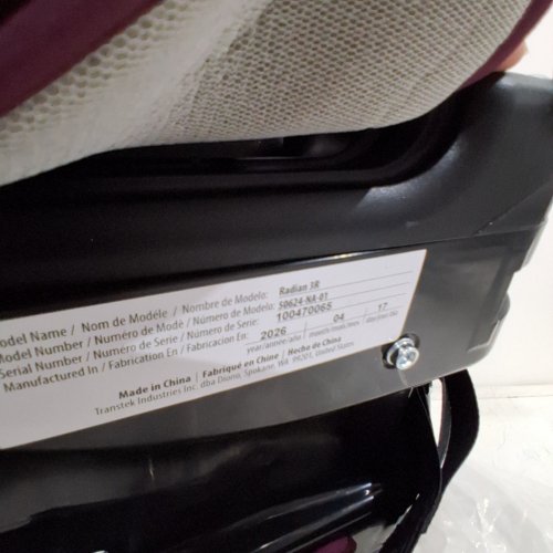 RADIAN 3R THE ORIGINAL 3 ACROSS ALL-IN-ONE CONVERTIBLE CAR SEAT 5.1LB TO 119LB - PINK BLOSSOM (MODEL: 50624-NA-01) image 2