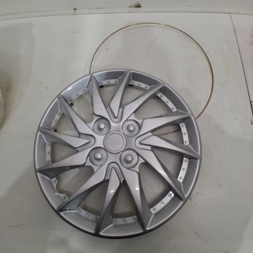 WHEEL HUB HUBCAPS CAR CAP COVER REPLACEMENT - 15.3" - SILVER image 2