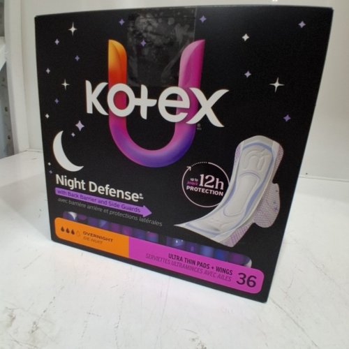 29PK U BY KOTEX NIGHT DEFENSE ULTRA THIN PADS WITH WINGS - OVERNIGHT (MODEL:58645) image 4