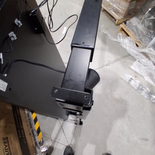 MOTIONWISE M1 SERIES ADJUSTABLE ELECTRIC STANDING DESK - BLACK - 24" X 48" (MODEL: AX2448B) image 2