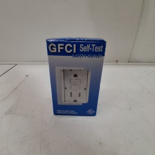 3GRACE SELF-TEST GFCI OUTLET - 15 AMP - WHITE (MODLE: KGA-1PCS) image 4