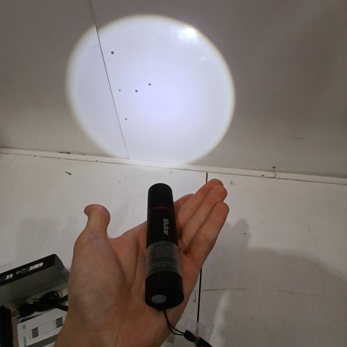 BLUKAR LED RECHARGEABLE TORCH WITH 4 LIGHT MODES - 5" - BLACK (MODEL: K9130) image 2