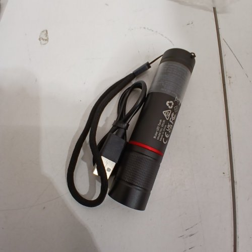 BLUKAR LED RECHARGEABLE TORCH WITH 4 LIGHT MODES - 5" - BLACK (MODEL: K9130) image 3