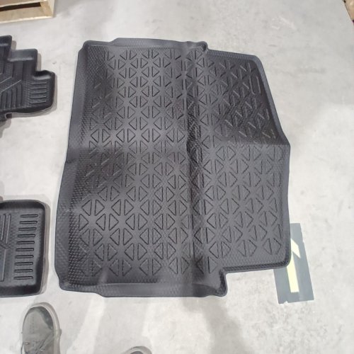 6PC KUST FLOOR MATS AND TRUNK MAT FLOOR CARGO LINERS ALL WEATHER CARPET MATS - FOR 2021-2023 NISSAN ROGUE 2 ROW SEAT - BLACK image 5