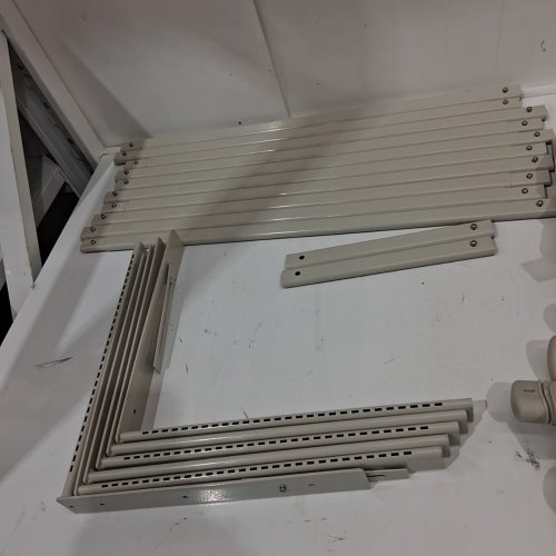 3PK EAQ BABY GUARD BED RAILS FOR TODDLERS-MULTI GEAR ADJUSTABLE HEIGHT, NO GAP - TWIN (1X39"+2X74.8") - GREY (MODEL: ZC300) image 4