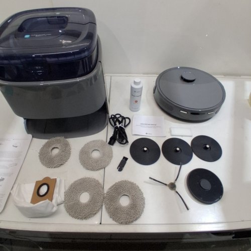 LEFANT M3 MAX ROBOT VACUUM AND MOP SYSTEM WITH ALL-IN-ONE DOCK, ANTI-TANGLE BRUSHES, 20000PA SUCTION, AND SMART OBSTACLE AVOIDANCE - WORKS WITH ALEXA - TWILIGHT MIST GREY image 4