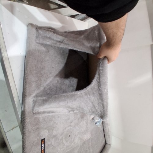 FEANDREA CAT TREE EXTRA LARGE CATS UP TO 20 KG - 40" X 18"" X 34" - GREY image 6