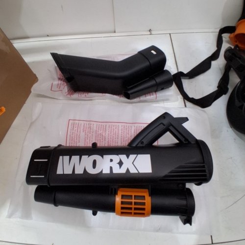WORX TRIVAC 3-IN-ONE BLOWER/MULCHER/VACUUM WITH METAL IMPELLER AND COLLECTION BAG - 12AMP - 120V (MODEL: WG509) image 4