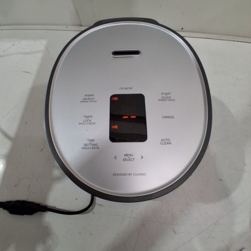 CUCKOO MICOM NON-STICK TOUCH SCREEN RICE COOKER - 13 MENU OPTIONS - 6-CUP - GREY (MODEL: CR-0675F) image 2