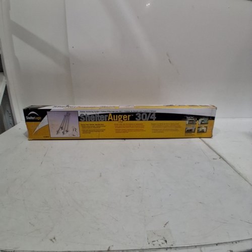 SHELTERLOGIC REUSABLE HEAVY DUTY STEEL AUGER FOR SECURING SHELTERS - 30" - SILVER (MODEL: 10075) image 3