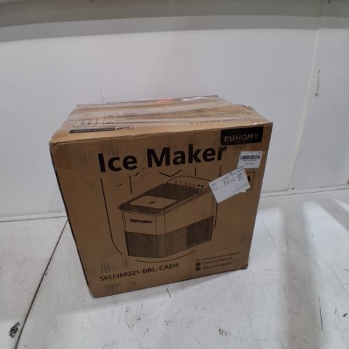 EUHOMY SELF-CLEANING BULLET COUNTERTOP PORTABLE ICE MAKER WITH ICE SCOOP - MAKES 27LB PER DAY - BLACK (MODEL: IM021-BBL-CAEH) image 11