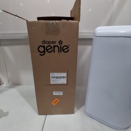 DIAPER GENIE ESSENCE PAIL WITH 18 EASY ROLL REFILL BAGS - 23" - WHITE (MODEL:‎ I000908) image 5