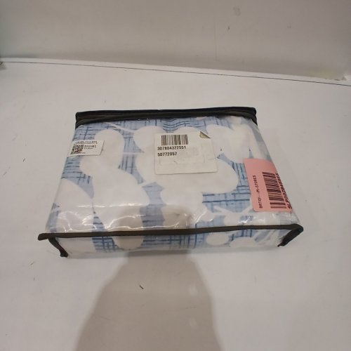 HITIME DUVET COVER SET SOFT & BREATHABLE WITH ZIPPER ENCLOSURE - QUEEN - BLUE/WHITE image 5