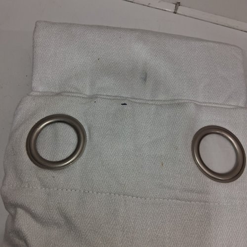 (2 PANEL) BEAUTYREST GROMMET TOP BLACKOUT CURTAIN WITH LINER - 52" X 90" - WHITE (MODEL: 6699105) image 3
