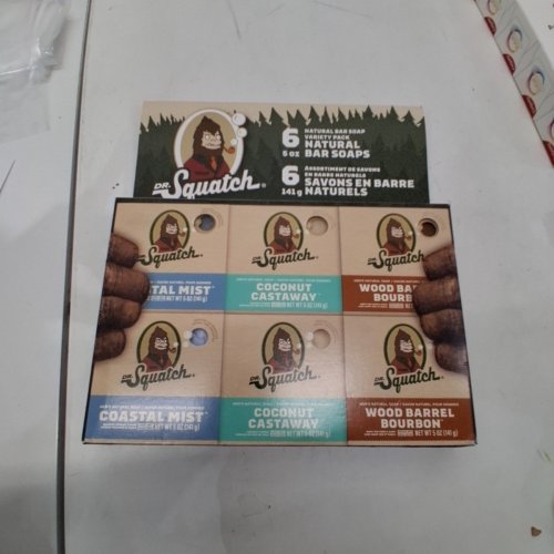 6PK DR. SQUATCH NATURAL BAR SOAP VARIETY PACK - 5 OZ EACH image 2
