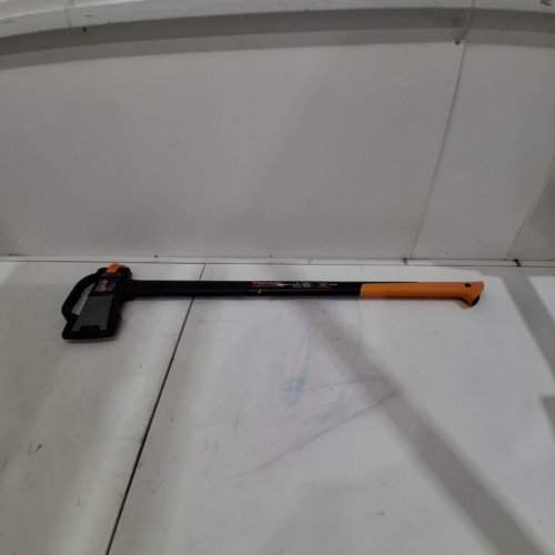 FISKARS SPLITTING AXE WITH BLADE GUARD - 36" - GREY/BLACK/ORANGE (MODEL: 03-049689) image 5