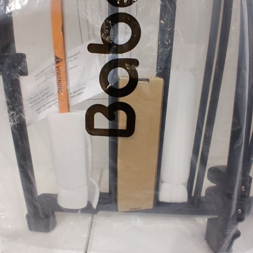 BABELIO HARDWARE MOUNTED SAFETY GATE - 29"-43" X 30" - BLACK (MODEL: BEBAM63) image 3