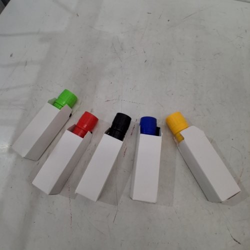 5PK PLASTIC SMALL MINI LED FLASHLIGHT - 100LM, BATTERY POWERED - ASSORTED COLOURS image 3