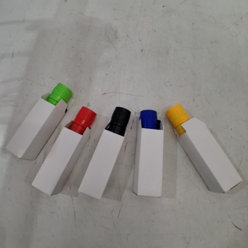 5PK PLASTIC SMALL MINI LED FLASHLIGHT - 100LM, BATTERY POWERED - ASSORTED COLOURS image 4