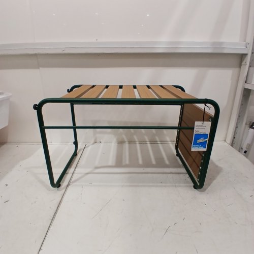 ROOM ESSENTIALS RECTANGULAR CASUAL ACCENT PATIO END TABLE - 15" X 24" - GREEN / BROWN image 2