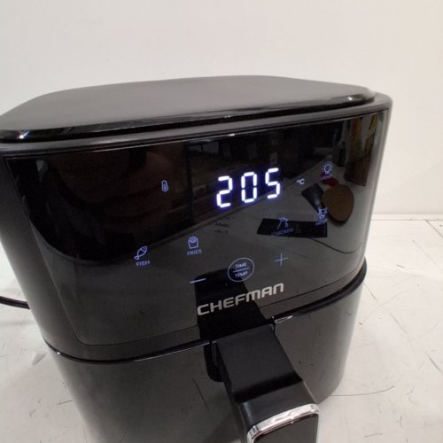 CHEFMAN DIGITAL AIR FRYER - 4QT CAPACITY - BLACK (MODEL: RJ38-4TW-BLACK-DS-CA) image 2