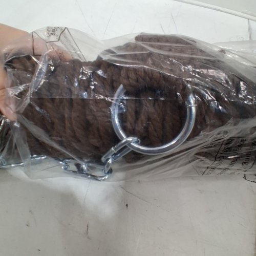 SUNNYDAZE DOUBLE COTTON ROPE HAMMOCK - 450LBS MAX - 74" - BROWN (MODEL: LY-CDWHWS-BROWN) image 3