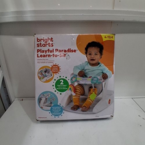 INFANT'S BRIGHT STARTS LEARN-TO-SIT FLOOR SEAT - PLAYFUL PARADISE - (MODEL: 12956) image 3