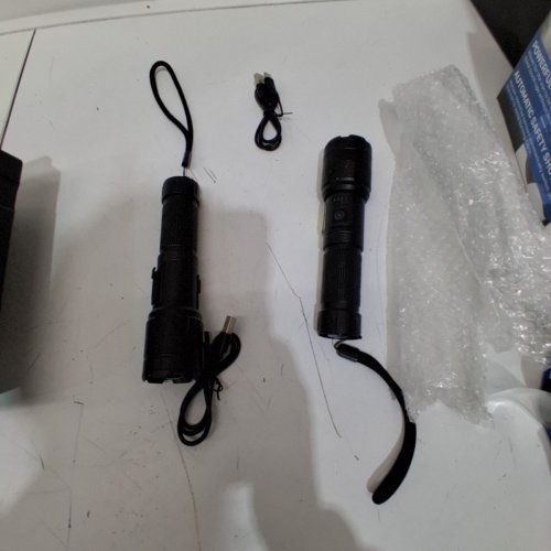 2PK POWER T STYLE RECHARGEABLE, WATERPROOF FLASHLIGHTS, 300000L - UP TO 1650FT image 3