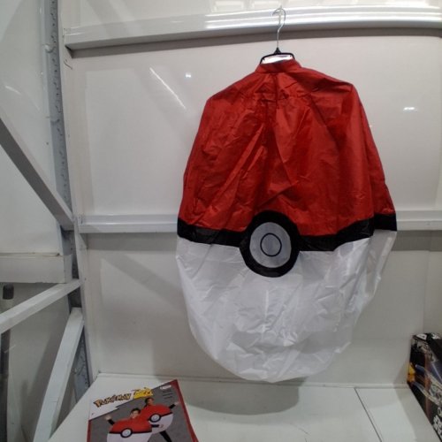 POKÉMON POKÉ BALL CHILD COSTUME - ONE SIZE FITS MOST - RED, WHITE, AND BLACK image 3