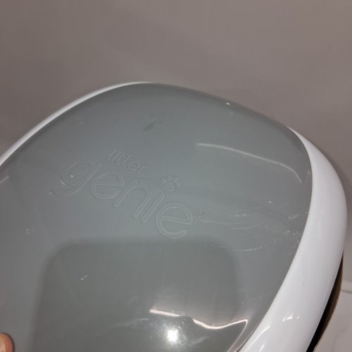 LITTER GENIE PAIL STYLE CAT LITTER WASTE DISPOSAL SYSTEM - WHITE/GREY (MODEL: 00666594210890) image 3
