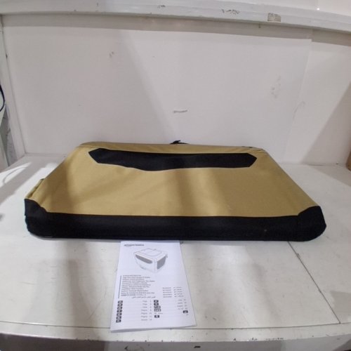 AMAZON BASICS PORTABLE FOLDING SOFT DOG TRAVEL CRATE KENNEL - 21" X 21"X30" image 2
