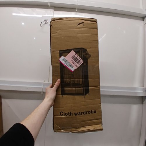 PORTABLE CLOTHES STORAGE CLOSET ORGANIZER WITH SIDE POCKETS - GREY (MODEL:ZJT250417001A) image 6