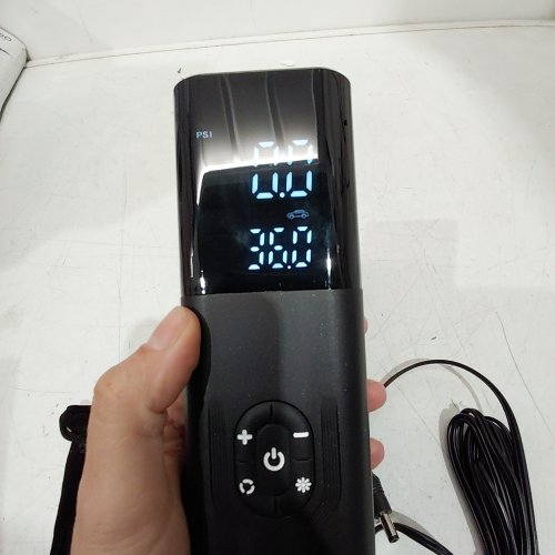 PORTABLE TIRE INFLATOR - 3-180PSI - BLACK (MODEL: C7) image 2