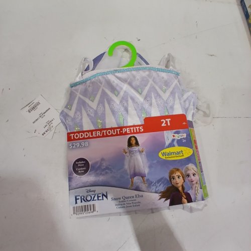 TODDLER DISNEY SNOW QUEEN ELSA TODDLER COSTUME - 2T - LAVENDER / WHITE (STYLE: SNOW QUEEN ELSA) image 2