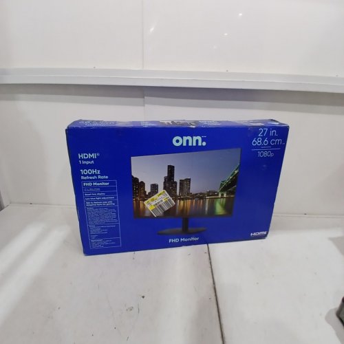 ONN. 27" FHD (1920 X 1080P) LED BACKLIT COMPUTER MONITOR - BLACK (MODEL: 100140684) image 4