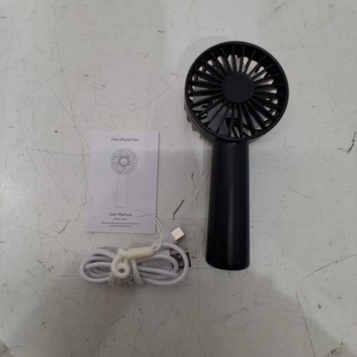 MINI HANDHELD 3-SPEED COMPACT FAN - BLACK (MODEL: M30) image 3