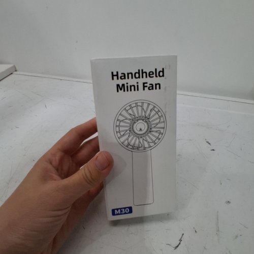MINI HANDHELD 3-SPEED COMPACT FAN - BLACK (MODEL: M30) image 4