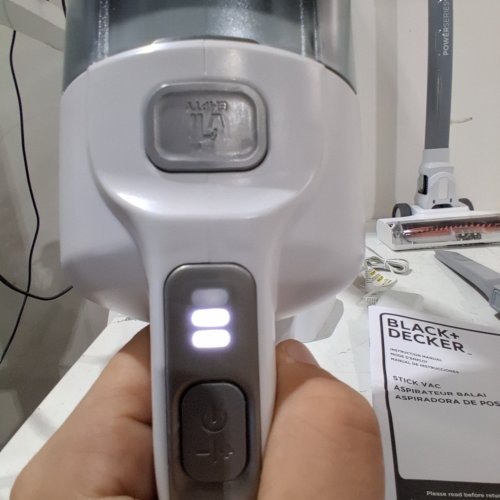 BLACK+DECKER POWERSERIES CORDLESS STICK VACUUM - 20V - WHITE/GREY - (MODEL:BHFEA520J) image 2