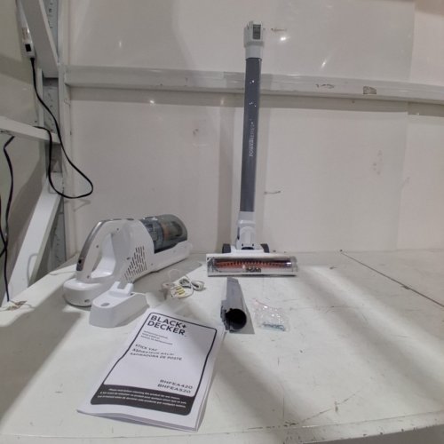 BLACK+DECKER POWERSERIES CORDLESS STICK VACUUM - 20V - WHITE/GREY - (MODEL:BHFEA520J) image 3