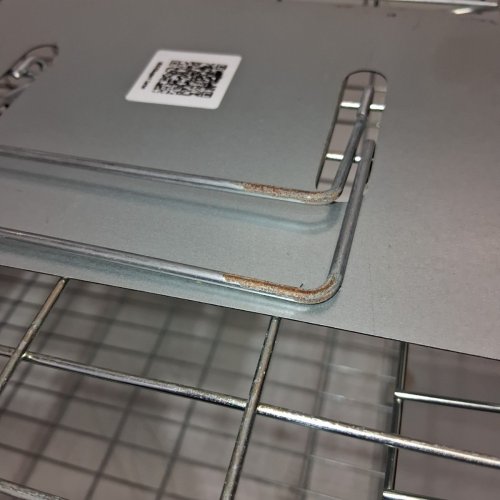 VEVOR FOLDING HUMANE LIVE ANIMAL CAGE TRAP - GALVANIZED IRON - 31" X 10" X 12" - SILVER (MODEL: LB-28A) image 3
