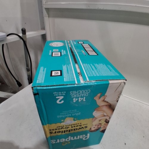 144PK PAMPERS SWADDLERS DISPOSABLE DIAPERS - SIZE 2 (10LBS -22LBS) image 3