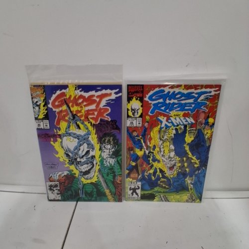 4 ASSTD MARVEL COMIC BOOKS - GHOST RIDER #26, #30; PUNISHER WAR ZONE #4; WARLOCK #4 - VARIOUS AUTHORS image 4