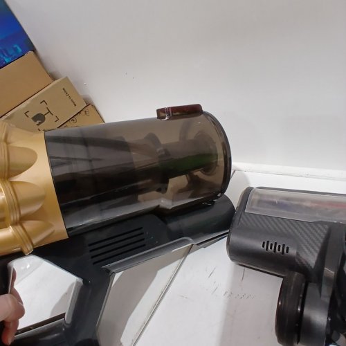 3-IN-1 CORDLESS HANDHELD/STICK VACUUM CLEANER - PURPLE/GOLD (MODEL: V18) image 5